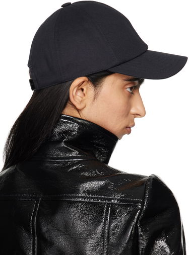 Šiltovka Courrèges Signature Cotton Cap Čierna | 124ACT033CO0024, 2