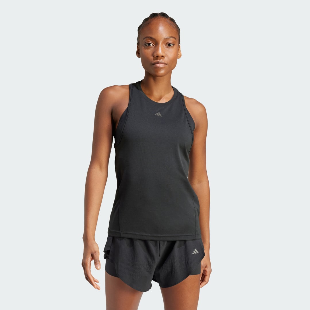 Tielko adidas Performance Designed for Training HEAT.RDY HIIT Tank Top Čierna | IU1128, 1