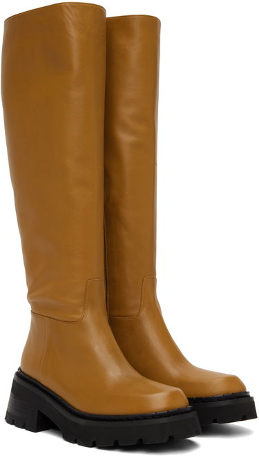 Oblečenie BY FAR BY FAR Russel Knee-High Boots Hnedá | 22FWRUSDPNBSSP, 3