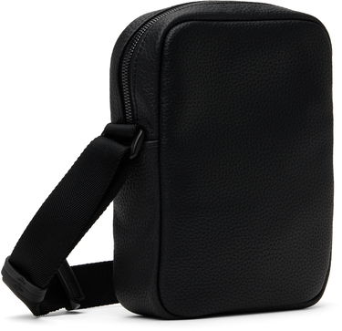 Taška cez rameno BOSS Hugo Logo Hardware Faux-Leather Messenger Bag Čierna | 50547439, 2