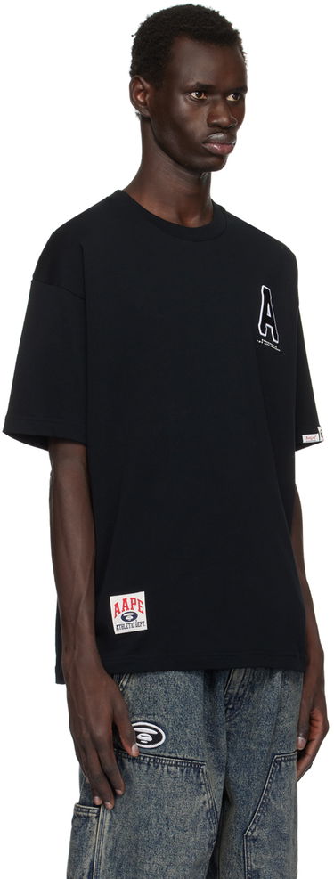 Tričko AAPE by A Bathing Ape AAPE by A Bathing Ape 'A' Logo Injection T-Shirt Čierna | AAPTEM1585XXMBKX, 3