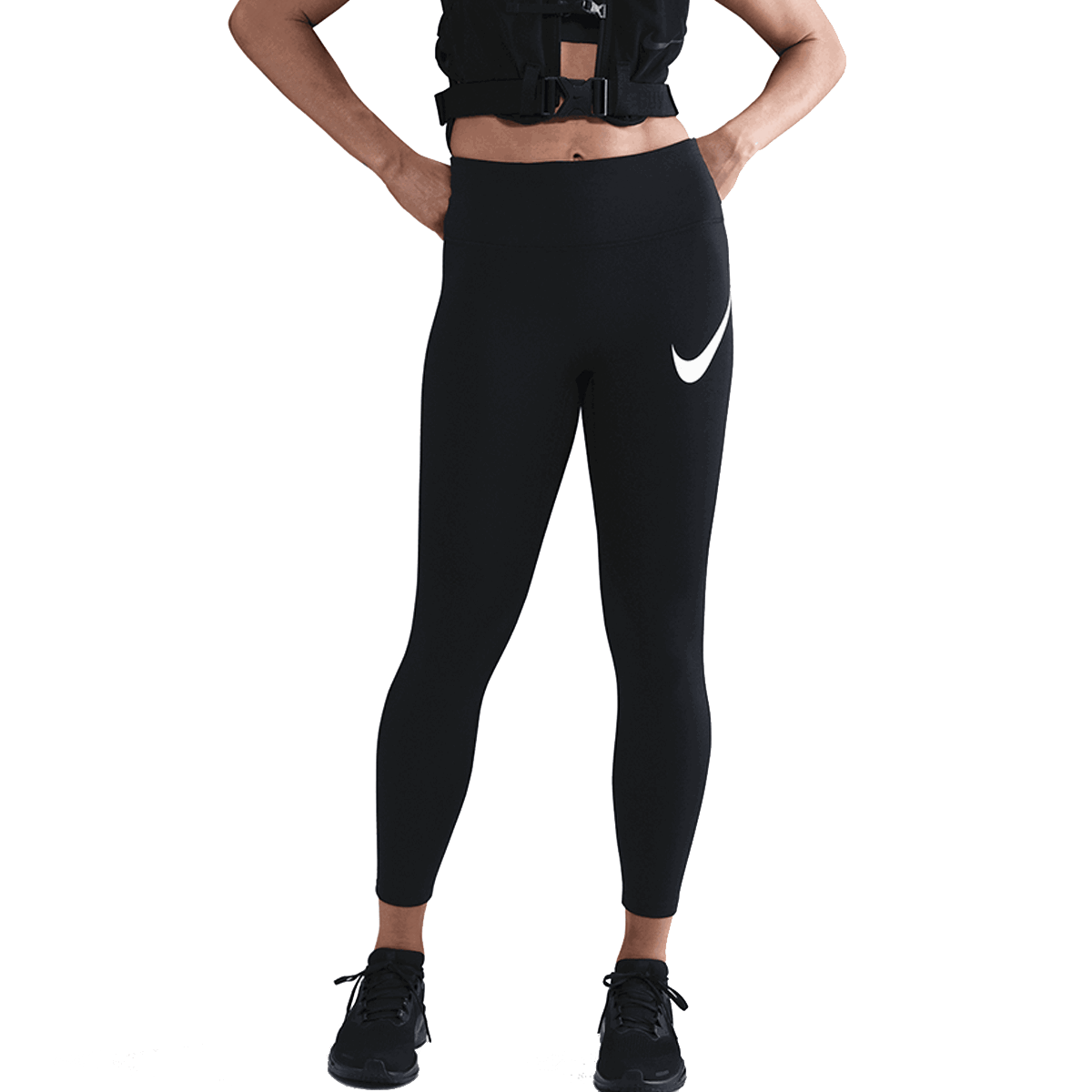 Legíny Nike Tempo High-Rise 7/8 Running Leggings Čierna | HV2304-010, 0