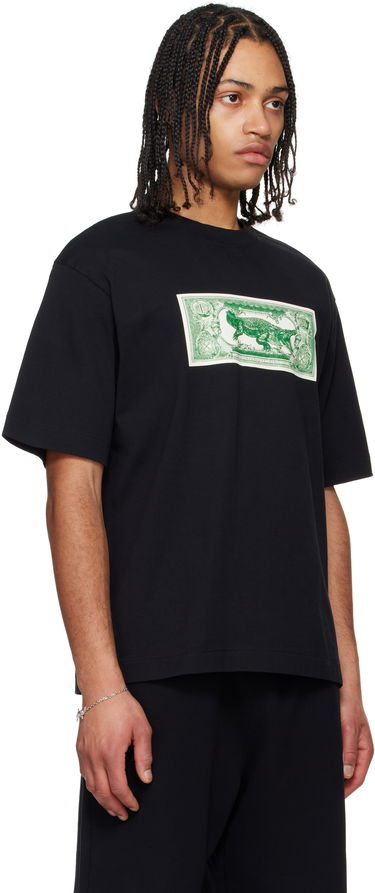 Tričko Off-White Off-White Banknote Graphic T-Shirt Čierna | OMAA120S25JER00C1058, 1