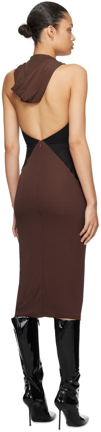 Šaty Miaou Miaou Joan Midi Dress Hnedá | 5042VCJUMB, 2
