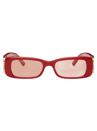 Slnečné okuliare Balenciaga Dynasty Rectangle Sunglasses Červená | BB0096S-003