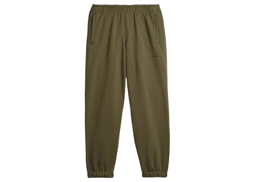 Tepláky adidas Originals Pharrell Williams Basics Sweat Pants Olive Zelené | H58325