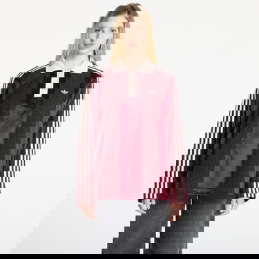 Polo tričko adidas Performance adidas Originals Winterized Long Sleeve Polo Vínová | KS7795, 4