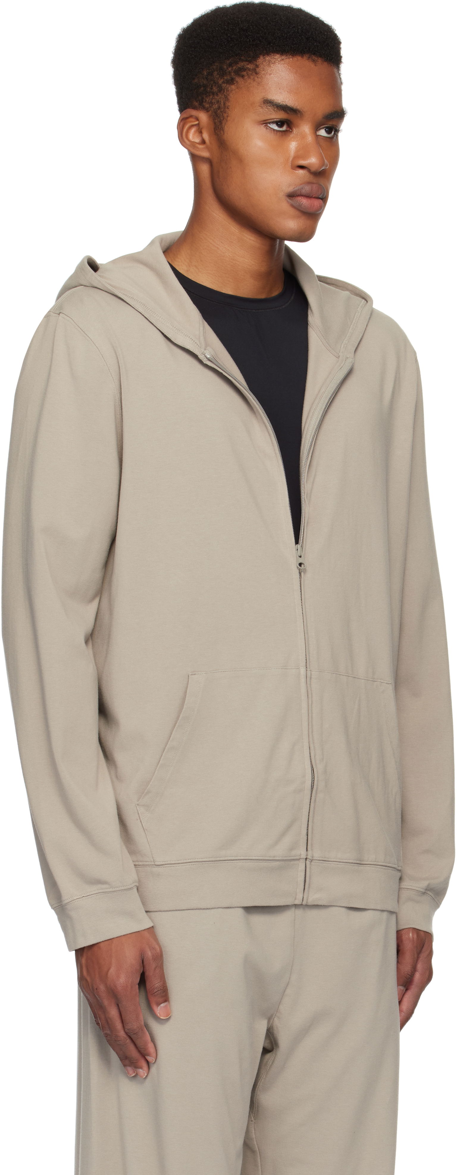 Jersey Lounge Zip-Up Hoodie