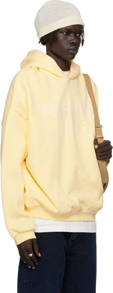 Mikina Fear of God ESSENTIALS 90s Fit Fleece Hoodie Žltá | 192SP256218F, 1
