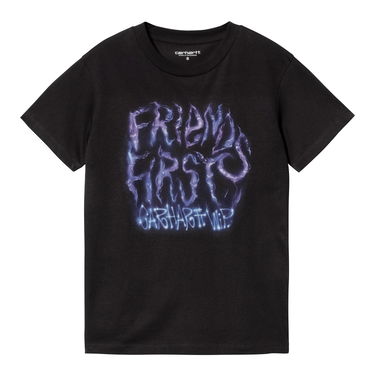 Tričko Carhartt WIP Babybrush FF T-Shirt Čierna | I032142_89_XX, 4