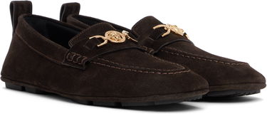 Tenisky a topánky Versace Suede Driver Loafers Hnedá | 1017072_1A09892, 3