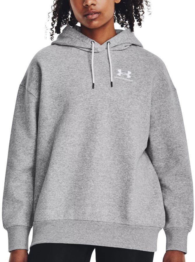 Mikina Under Armour Essential Flc OS Hoodie Šedá | 1379495-012, 0