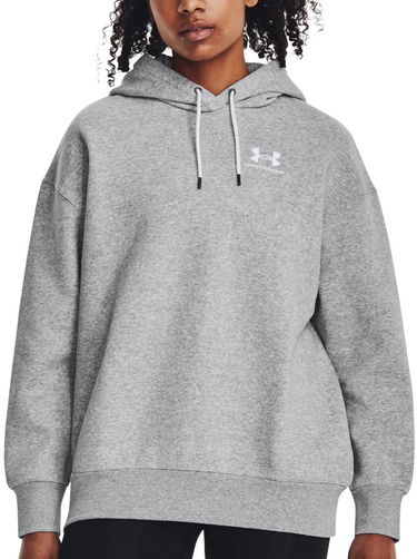 Mikina Under Armour Essential Flc OS Hoodie Šedá | 1379495-012, 0