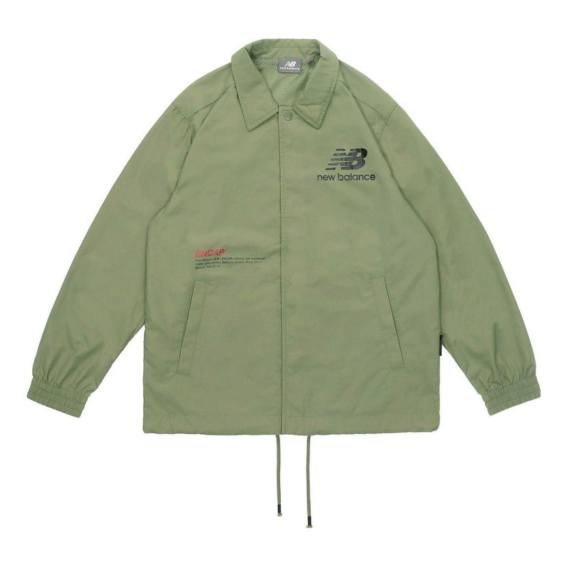 Vetrovka New Balance Casual Lifestyle Coach Jacket Zelené | NAA24013-KH