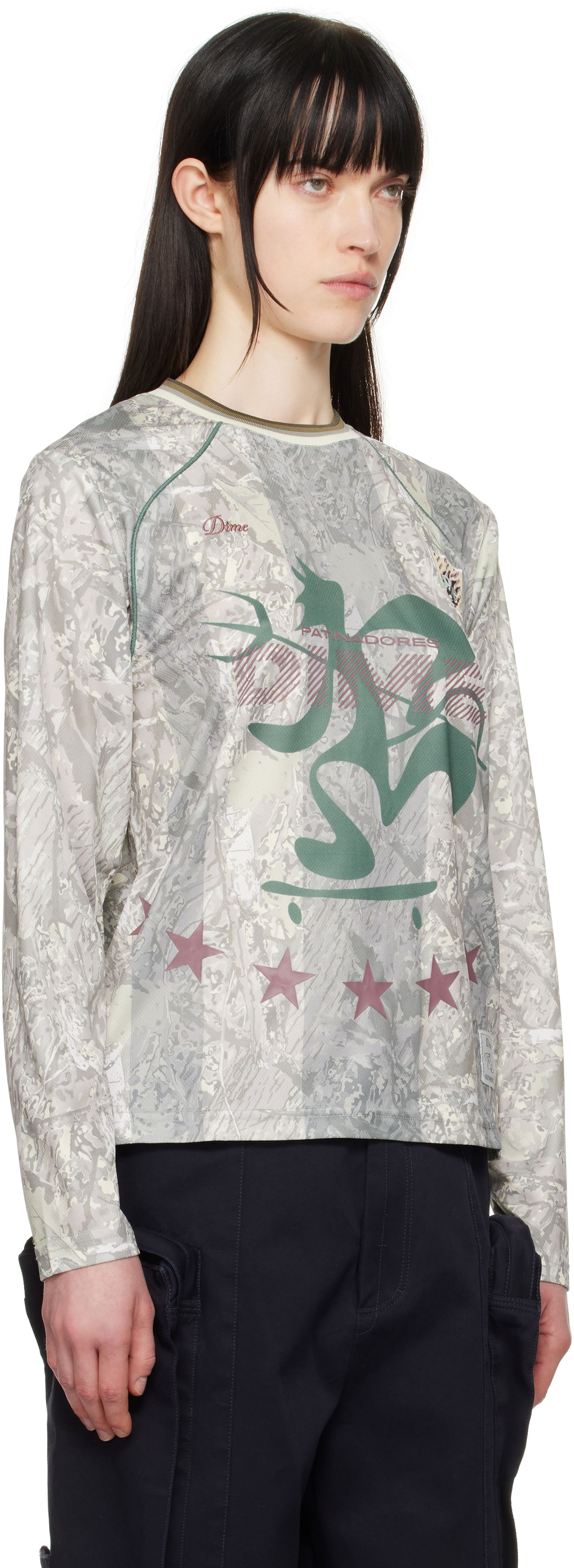 Dres Dime Dime Patinadores Jersey T-Shirt Šedá | DIMESP256SAG, 1