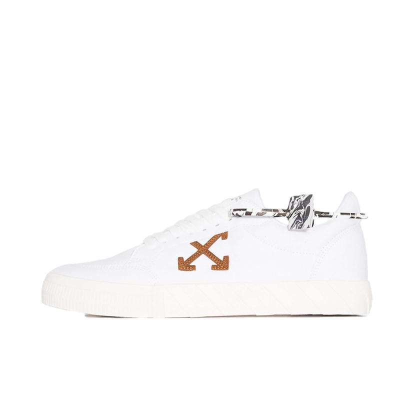 Tenisky a topánky Off-White Vulc Low White Brown Biela | OMIA085R21FAB0020160