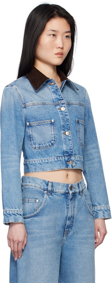 Bunda Stella McCartney Stella McCartney Vintage Wash Cropped Denim Jacket Modrá | 6D03543SQH05, 1