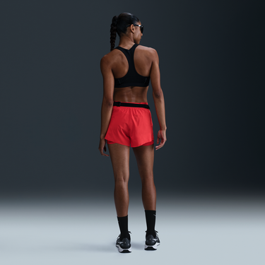 Šortky Nike Swift Dri-FIT 2-in-1 Mid-Rise Running Shorts Červená | HJ5376-696, 2