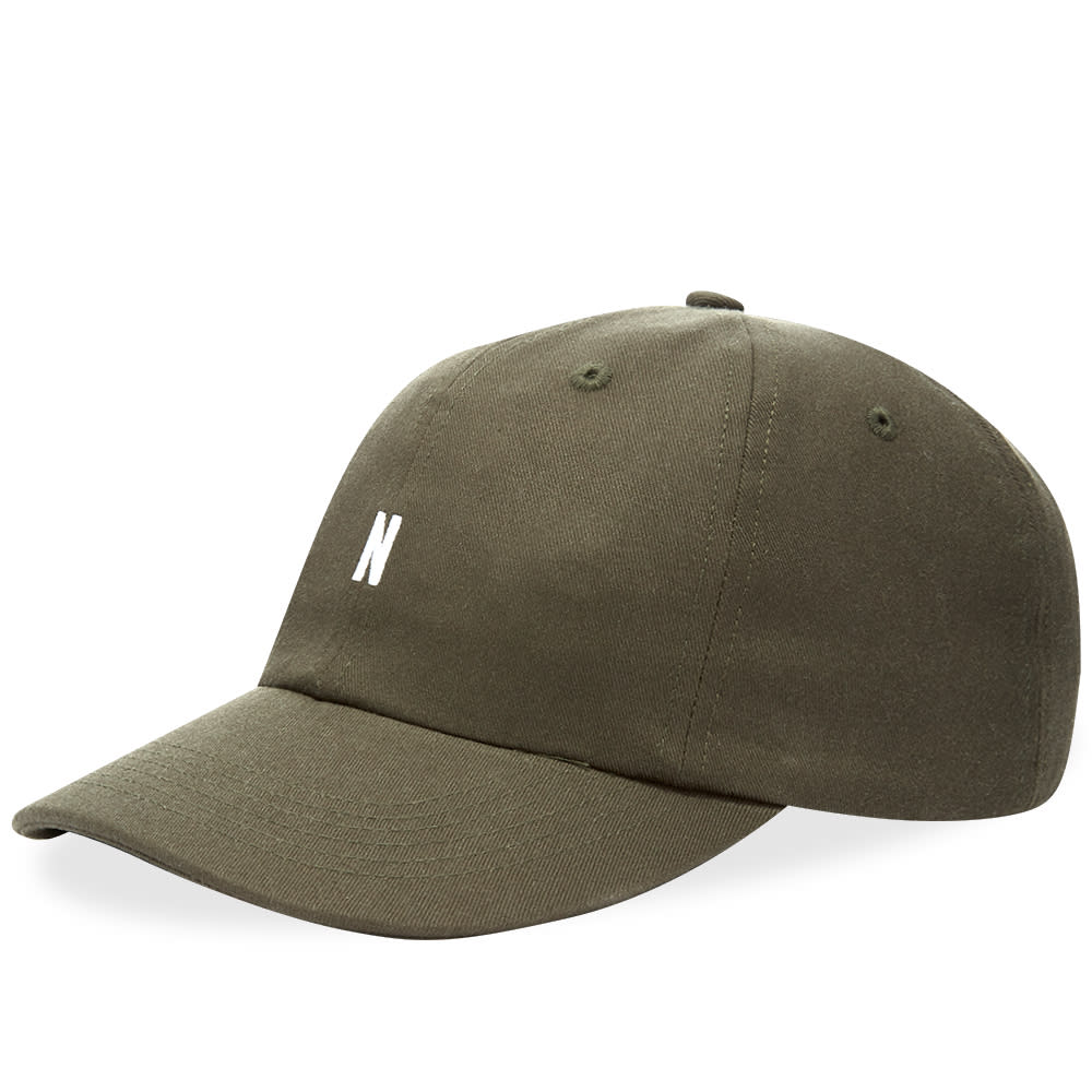 Šiltovka NORSE PROJECTS Twill Sports Cap Zelené | N80-0001-8109, 0