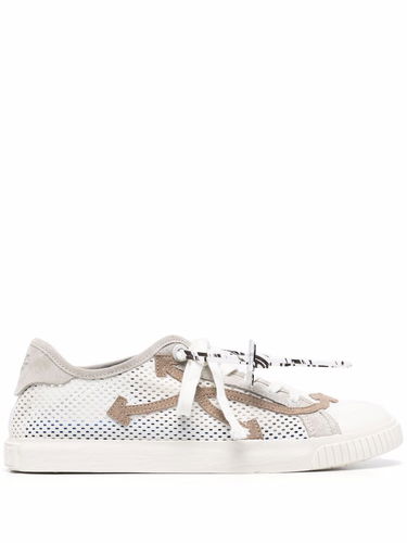Tenisky a topánky Off-White New Low Vulcanized Meshnet "White Beige" Biela | OMIA213S21MAT0010161, 0
