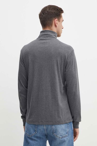 Sveter Polo by Ralph Lauren Lightweight Cotton Turtleneck Šedá | 710760126, 2