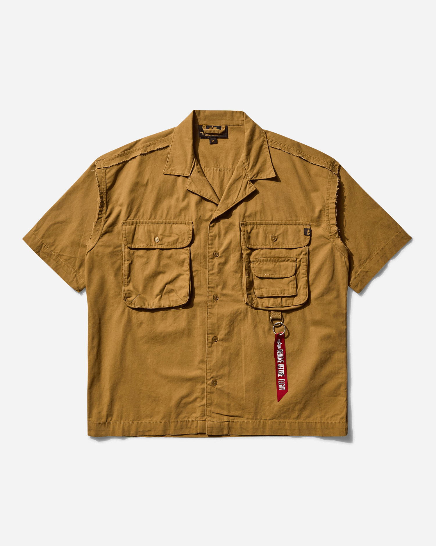 Košeľa Alpha Industries Aloha Safari Shirt Hnedá | X156138 13, 0
