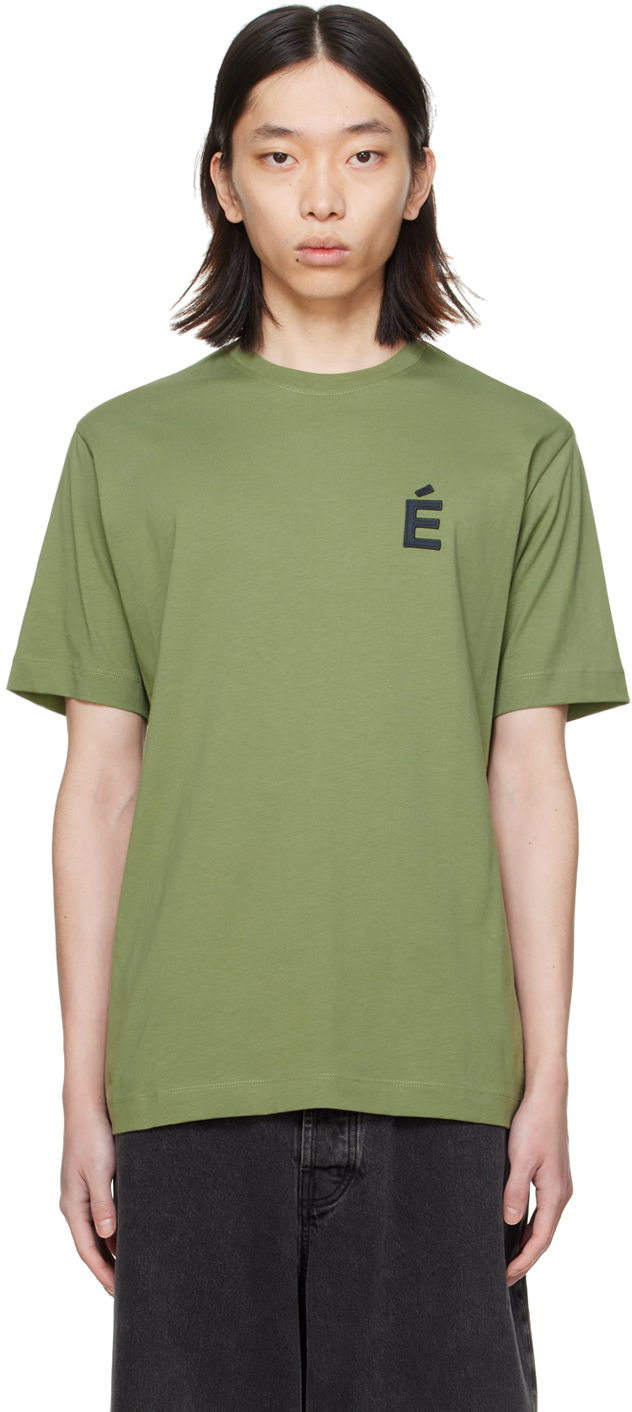 Tričko Études Wonder Patch T-Shirt Zelené | E24MM104A00733, 0