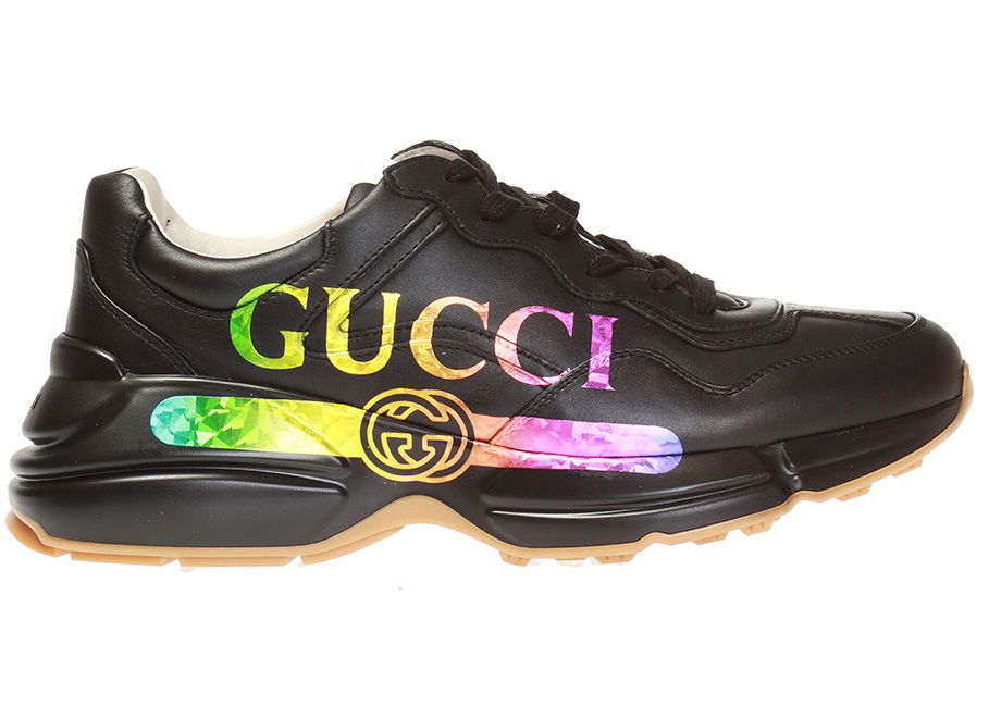 Tenisky a topánky Gucci Rhyton 'Iridescent Logo' Čierna | 552851-DRW00-1000, 0