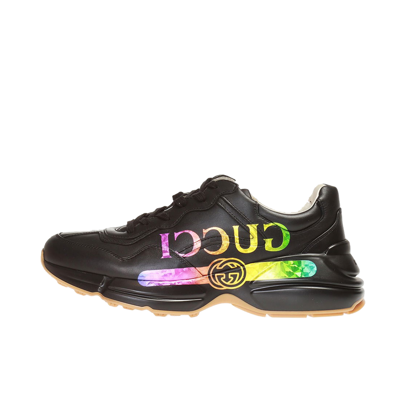 Tenisky a topánky Gucci Rhyton 'Iridescent Logo' Čierna | 552851-DRW00-1000