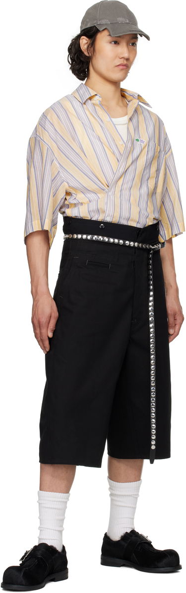 Košeľa Martine Rose Martine Rose Cotton Stripe Shirt Žltá | 440WS21306, 4