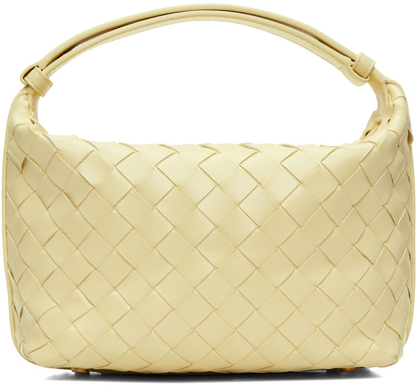 Kabelka Bottega Veneta Mini Woven Leather Shoulder Bag Žltá | 754443 V3IV1, 0
