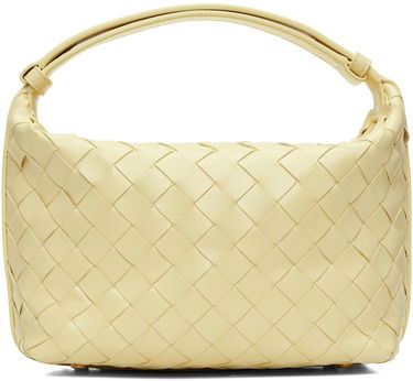 Kabelka Bottega Veneta Mini Woven Leather Shoulder Bag Žltá | 754443 V3IV1, 0