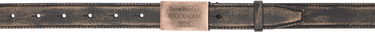 Opasok Acne Studios Acne Studios Engraved Logo Leather Belt Hnedá | C80214-, 0