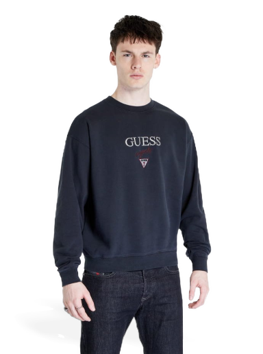 Mikina GUESS Baker Locrewneck Čierna | M2BQ09K9YH1-JTMU