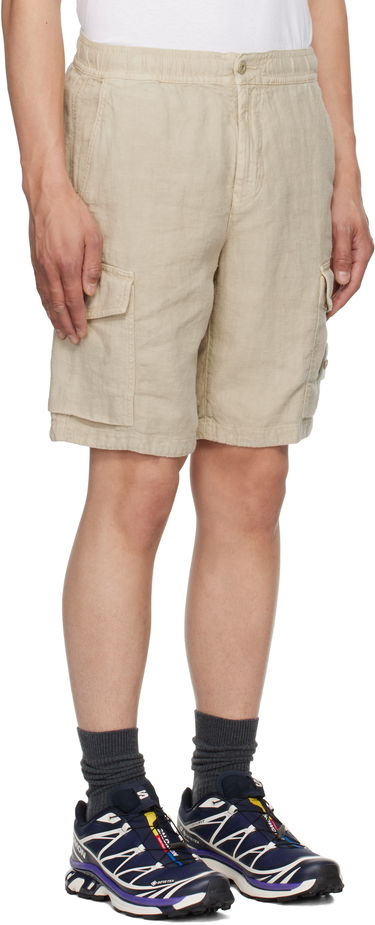 Šortky Stone Island Stone Island Diagonal Linen Shorts Béžová | K1S15 L100001 S00F8, 1