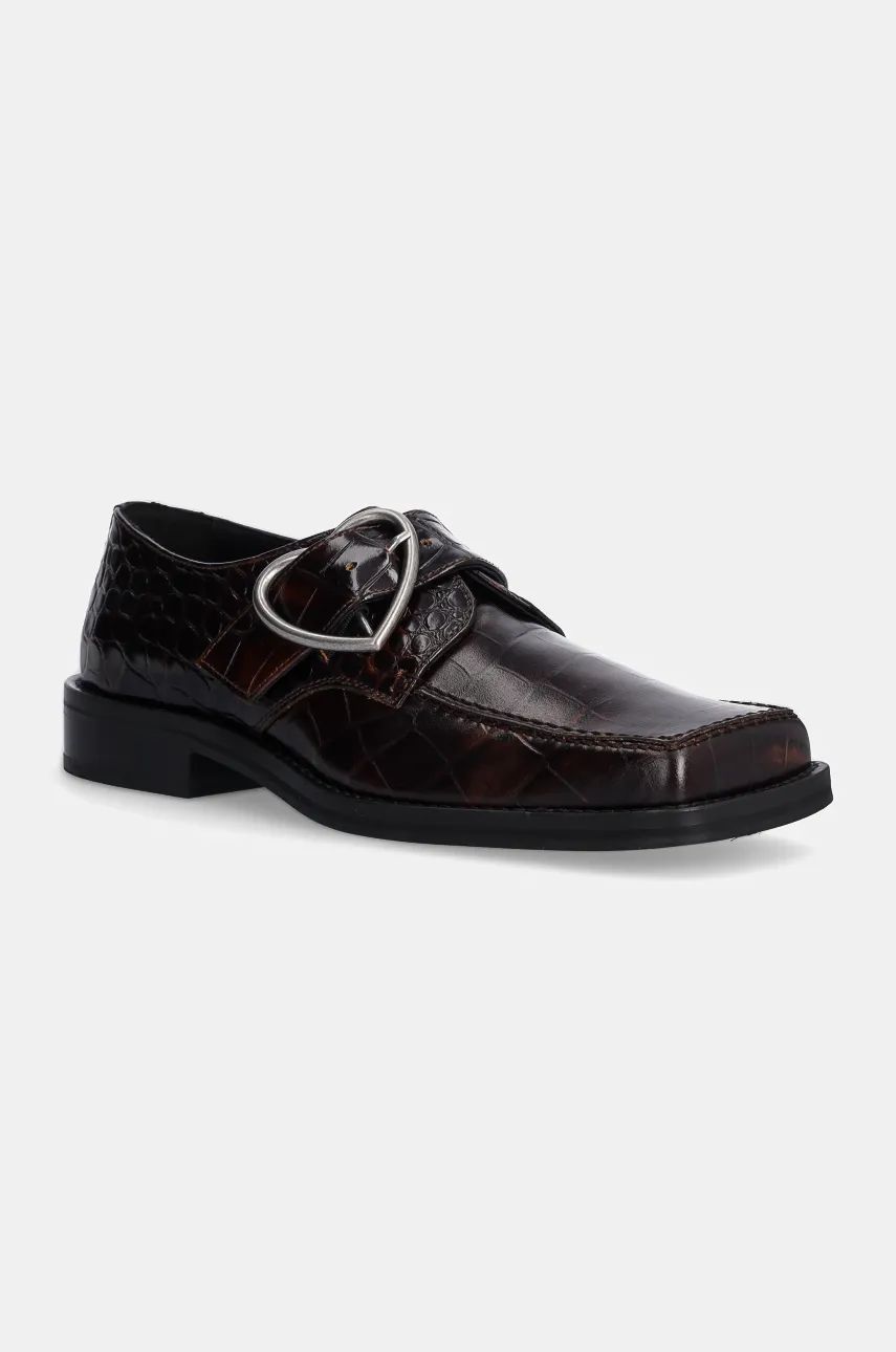 Square Toe Buckle Loafer