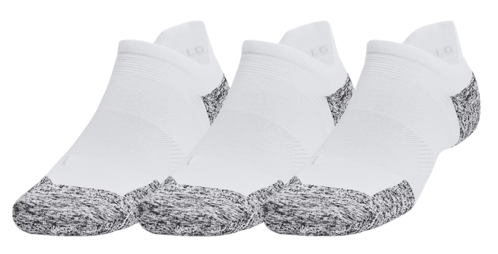 Ponožky Under Armour UA AD Run Cushion No-Show Socks (3 Pairs) Biela | 1387044-100, 0