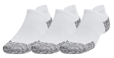 Ponožky Under Armour UA AD Run Cushion No-Show Socks (3 Pairs) Biela | 1387044-100, 0