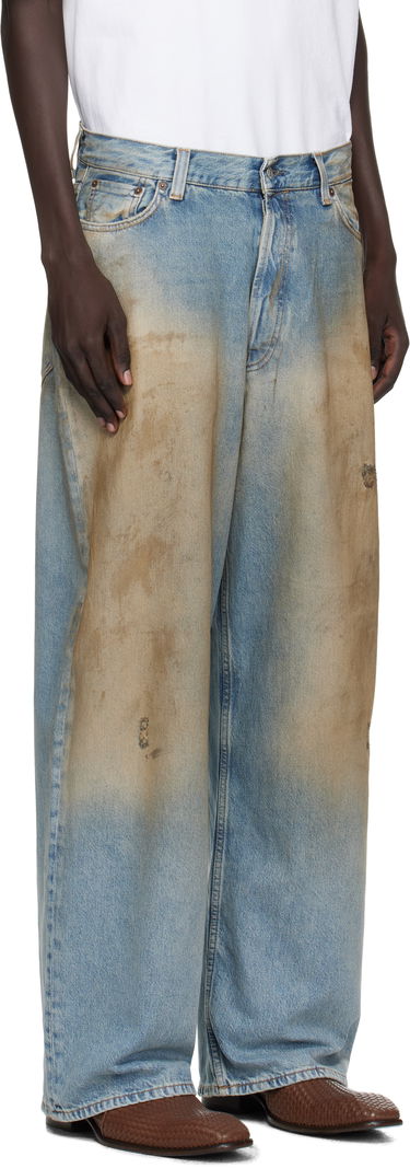 Džínsy Acne Studios 2023 Loose Fit Mud Effect Jeans Rôznofarebný | C00088-, 1