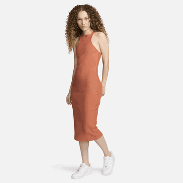 Šaty Nike Sportswear Chill Knit Oranžová | FN3679-825, 0