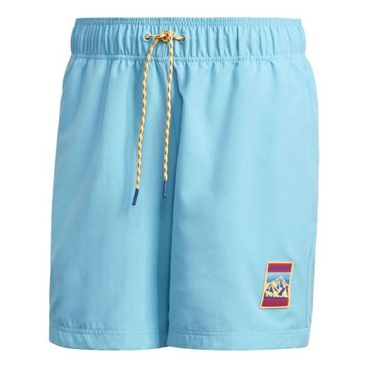 Plavky adidas Originals Originals Printed Casual Sport Ventilated Shorts Modrá | GP1124, 0