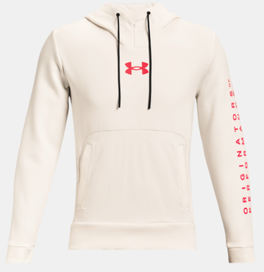 Mikina Under Armour Summit Knit Hoodie with ORIGINATORS PERFORMANCE Sleeve Graphic Béžová | 1360730-113, 0