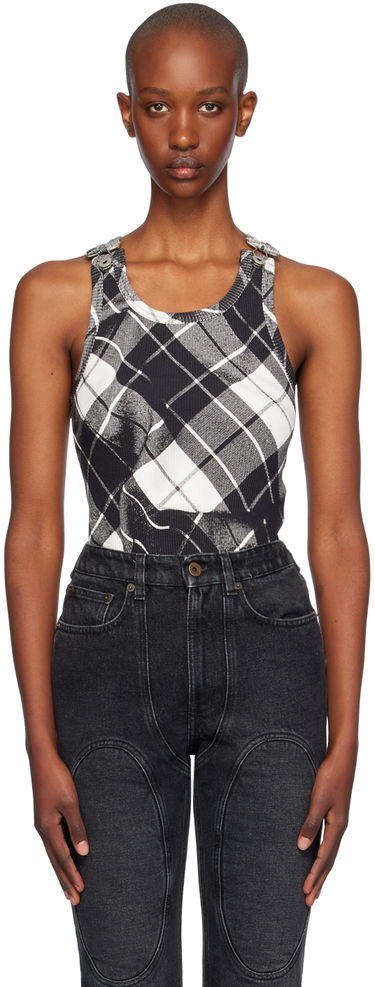 Tielko Jean Paul Gaultier Jean Paul Gaultier Tartan Print Tank Top Rôznofarebný | 24/31-F-DB042-J565-000201, 0
