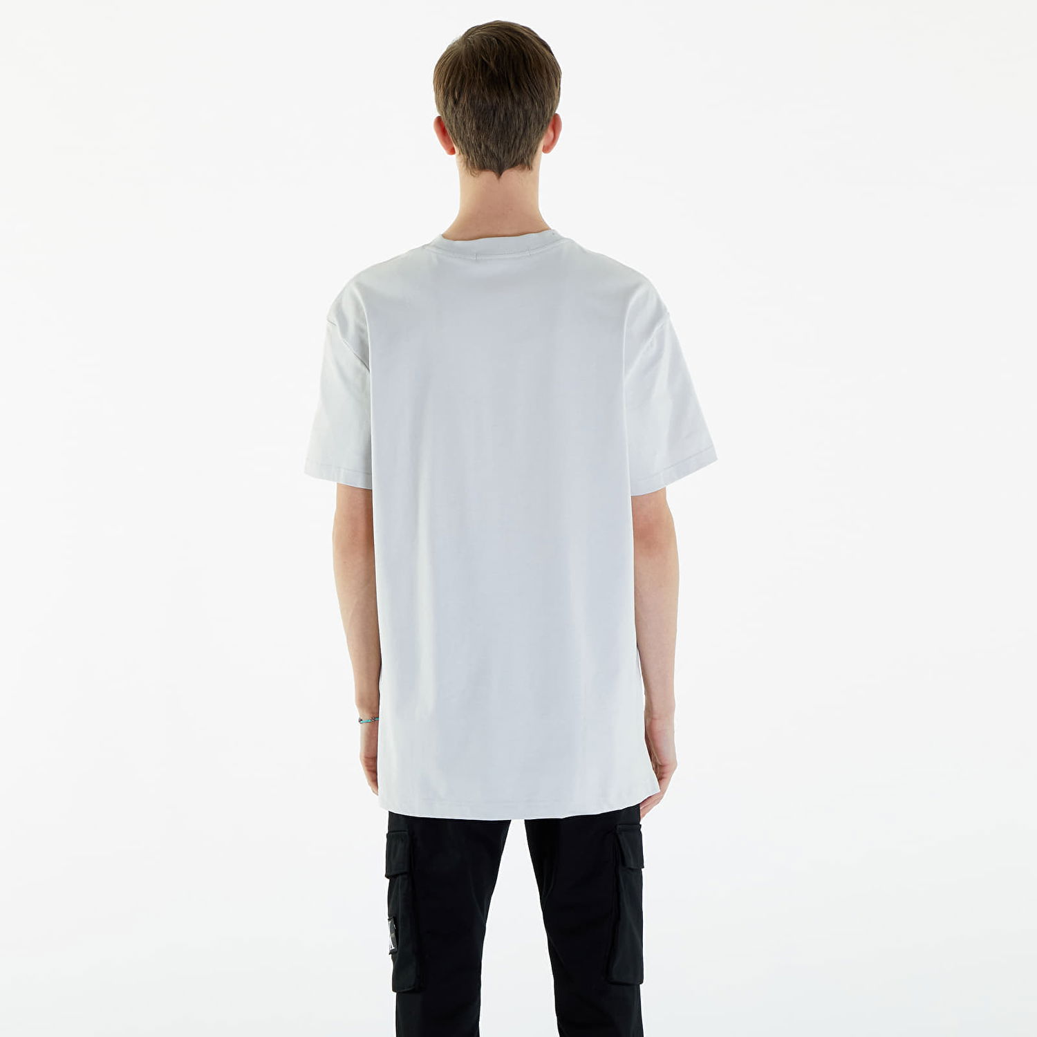 Tričko CALVIN KLEIN Long Relaxed Cotton T-Shirt Biela | J30J325338 PC8, 1