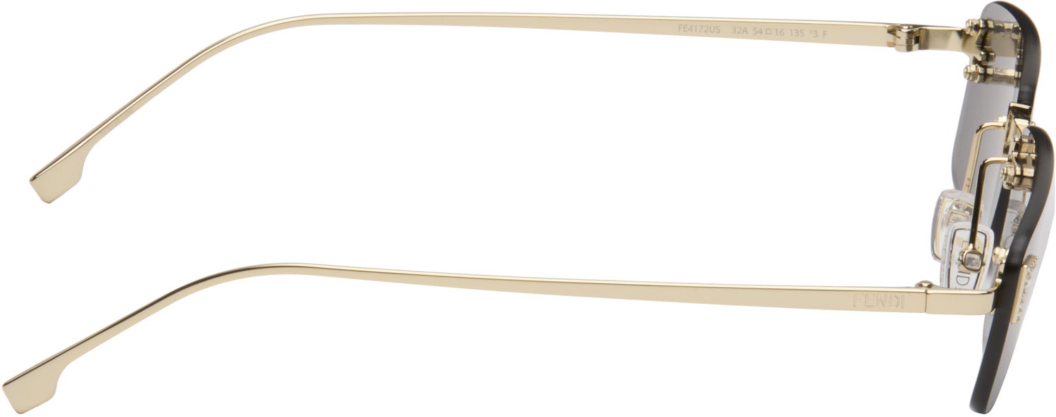 Slnečné okuliare FENDI Fendi 'Fendi First' Crystal Sunglasses Šedá | FE4172USM5432A 840126860511, 1