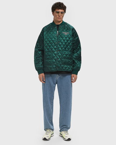 Bomber bunda Carhartt WIP Quilted Satin Liner Jacket Zelené | I035146-05A.XX, 1