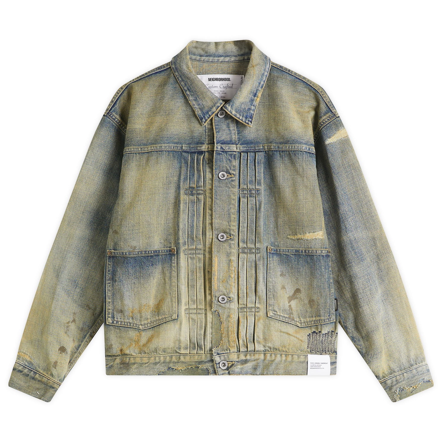 Bunda Neighborhood Neighborhood Savage Type-1 Denim Jacket Modrá | 251XBNH-JKM01-IND, 1