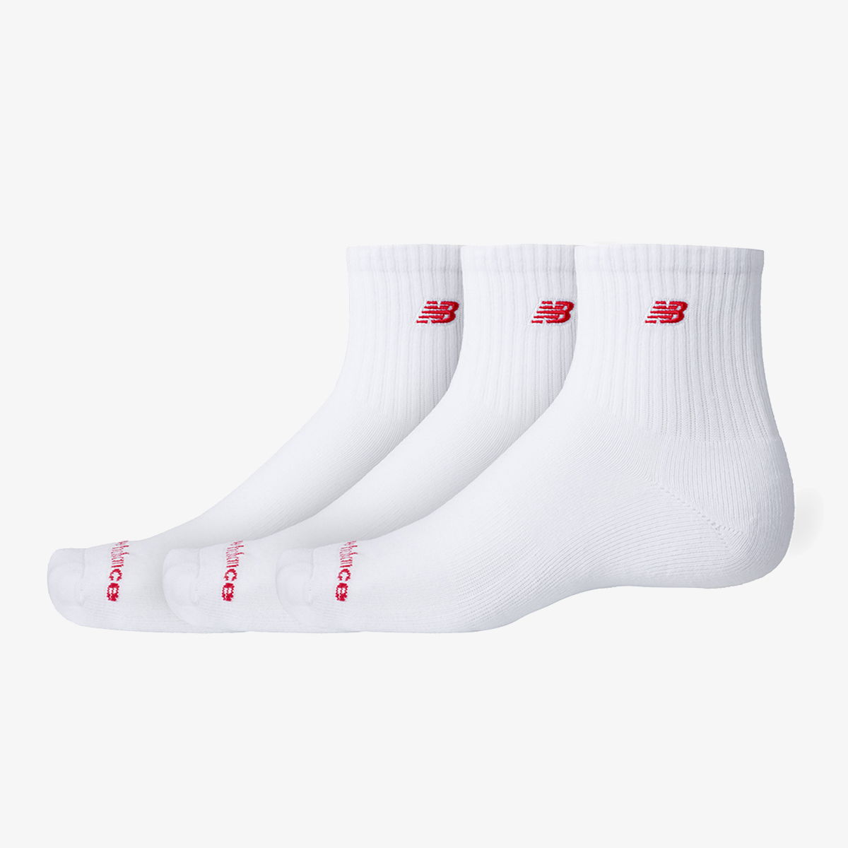 Ponožky New Balance Patch Logo Ankle Socks - 3 Pack Biela | LAS51273-WT, 0