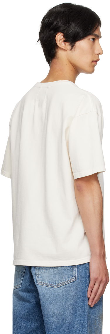 Tričko Rhude Rhude Collegiate Crest T-Shirt Biela | RHPF25TT23012, 2