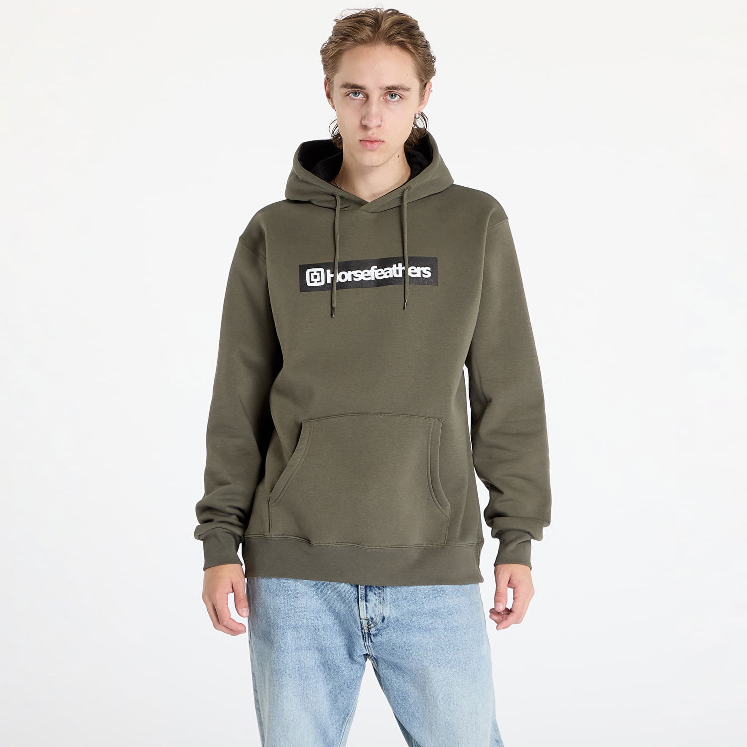 Mikina Horsefeathers Drown Sweatshirt Burnt Olive M Hnedá | SM1325H, 0